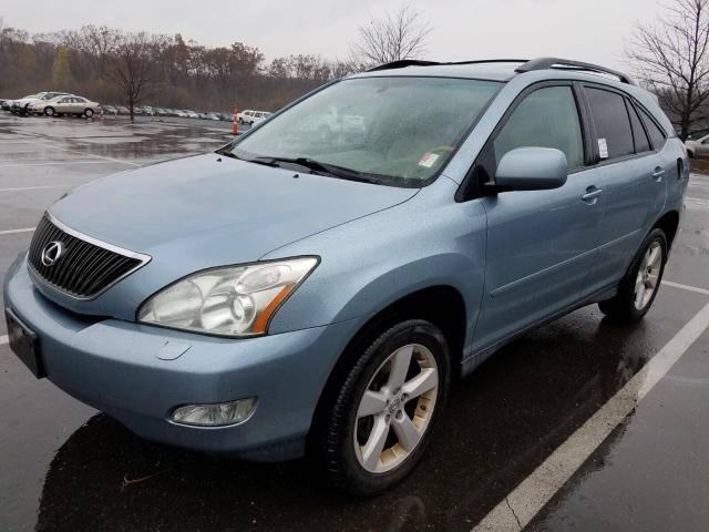 2T2HK31U07C009518 - 2007 LEXUS RX 350 BLUE photo 2