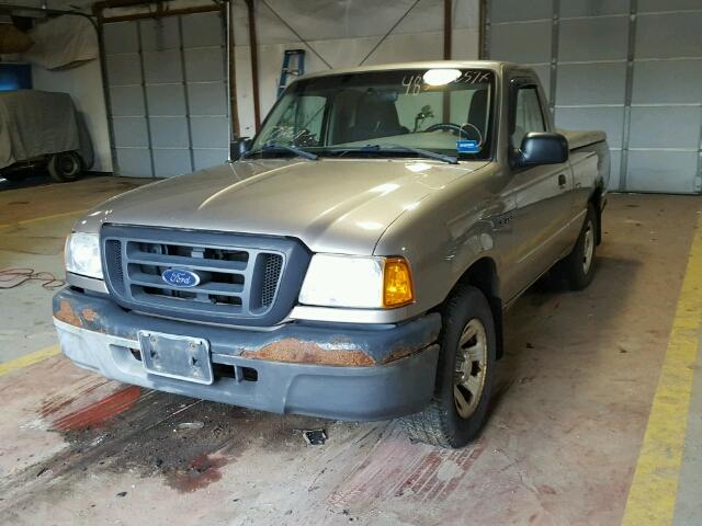 1FTYR10D04PB26311 - 2004 FORD RANGER GOLD photo 2