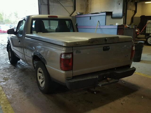 1FTYR10D04PB26311 - 2004 FORD RANGER GOLD photo 3