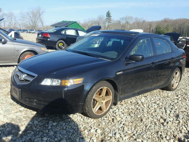 19UUA65576A071027 - 2006 ACURA 3.2TL BLACK photo 2