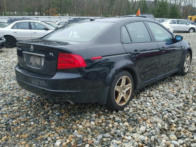 19UUA65576A071027 - 2006 ACURA 3.2TL BLACK photo 4