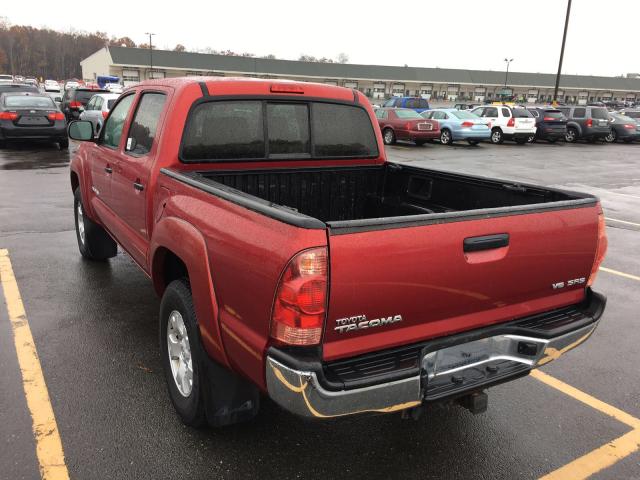 5TELU42N18Z513240 - 2008 TOYOTA TACOMA DOU RED photo 3