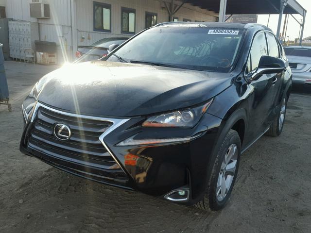 JTJYARBZ2H2053974 - 2017 LEXUS NX 200T BLACK photo 2