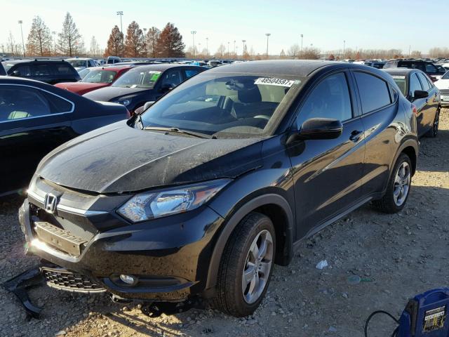 3CZRU6H52GM765405 - 2016 HONDA HR-V EX BLACK photo 2