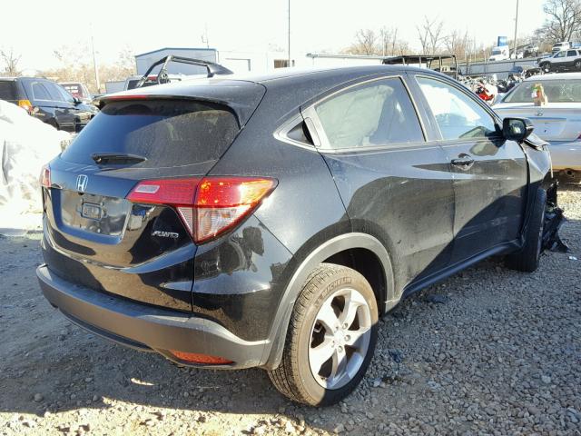 3CZRU6H52GM765405 - 2016 HONDA HR-V EX BLACK photo 4