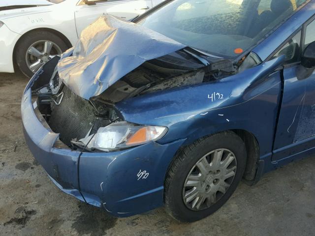 19XFA1F3XBE047481 - 2011 HONDA CIVIC VP BLUE photo 9