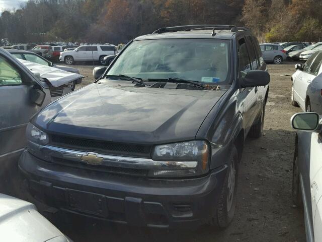 1GNDT13S172248145 - 2007 CHEVROLET TRAILBLAZE BLUE photo 2