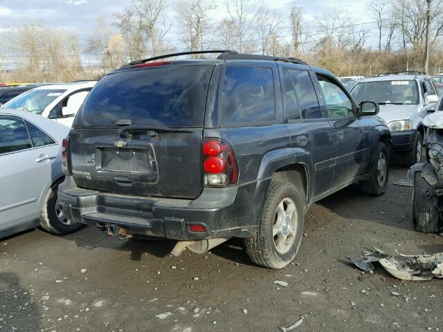 1GNDT13S172248145 - 2007 CHEVROLET TRAILBLAZE BLUE photo 4