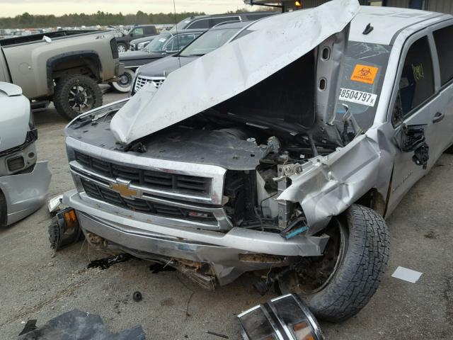 3GCUKREC6EG150524 - 2014 CHEVROLET SILVERADO SILVER photo 9