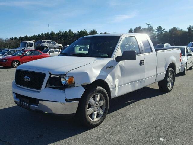 1FTRX12W85KD08927 - 2005 FORD F150 WHITE photo 2