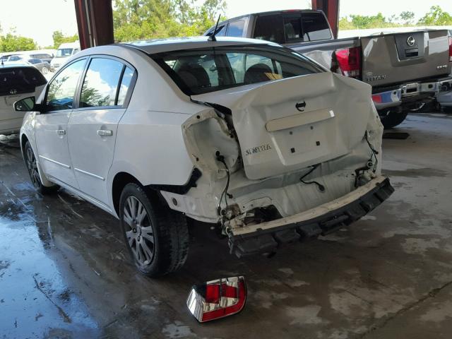 3N1AB61E28L638375 - 2008 NISSAN SENTRA 2.0 WHITE photo 3