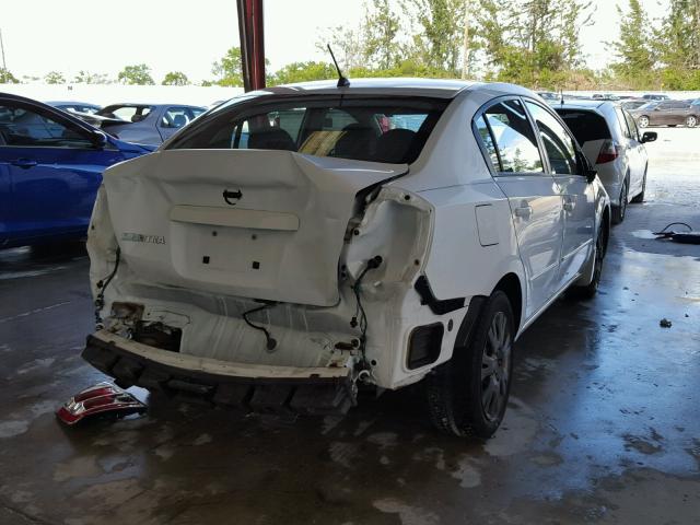 3N1AB61E28L638375 - 2008 NISSAN SENTRA 2.0 WHITE photo 4