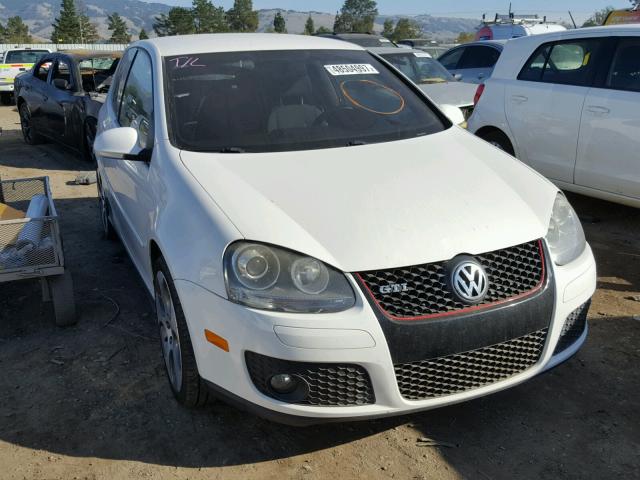 WVWEV71K67W260071 - 2007 VOLKSWAGEN NEW GTI WHITE photo 1