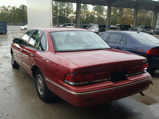 2FALP73W0VX221047 - 1997 FORD CROWN VICT BURGUNDY photo 3