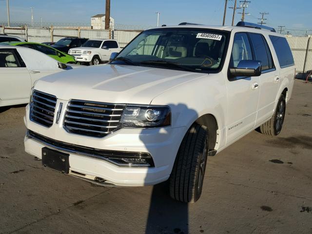 5LMJJ3HT7GEL11772 - 2016 LINCOLN NAVIGATOR WHITE photo 2