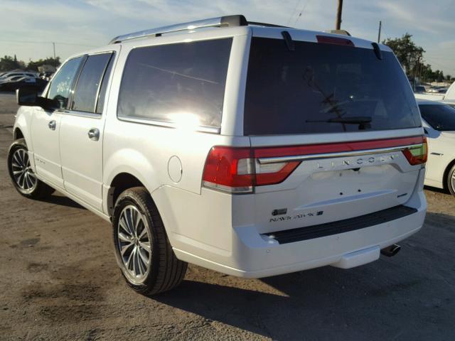 5LMJJ3HT7GEL11772 - 2016 LINCOLN NAVIGATOR WHITE photo 3