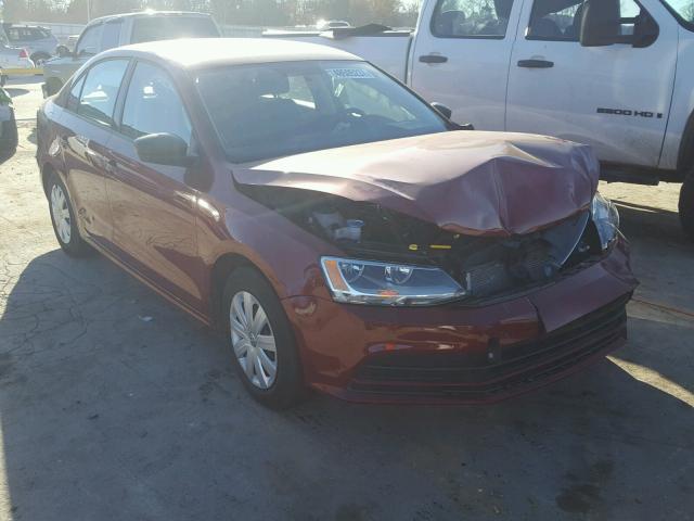 3VW267AJ3GM413123 - 2016 VOLKSWAGEN JETTA S 红色 照片 1