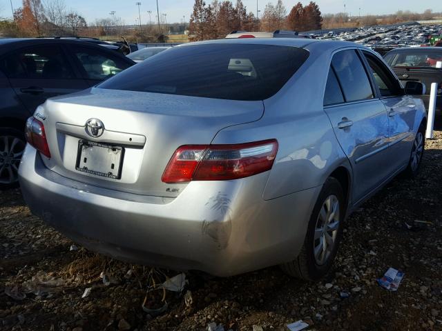 4T4BE46K77R003167 - 2007 TOYOTA CAMRY NEW SILVER photo 4