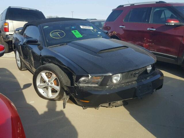 1ZVBP8FFXC5266211 - 2012 FORD MUSTANG GT BLACK photo 1