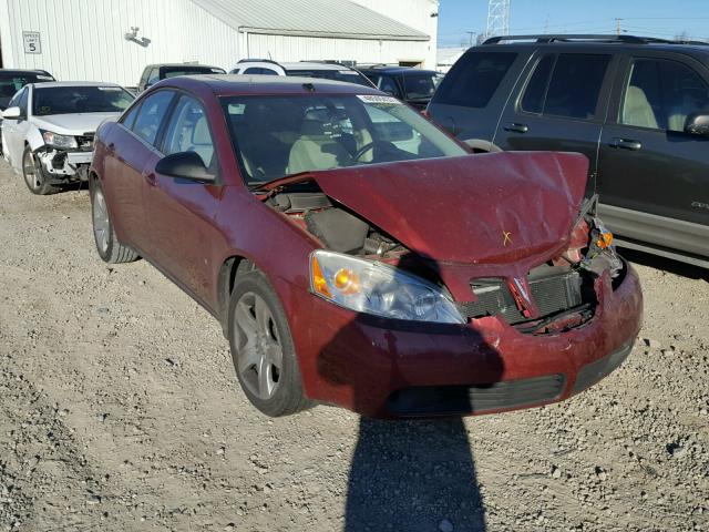 1G2ZG57B294189980 - 2009 PONTIAC G6 MAROON photo 1