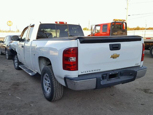 1GCSCPEX2AZ163941 - 2010 CHEVROLET SILVERADO WHITE photo 3