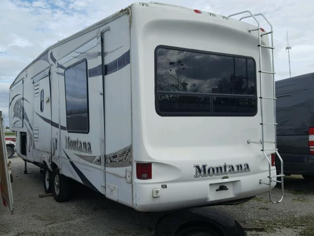 4YDF3662084703712 - 2008 KEYSTONE MONTANA WHITE photo 3