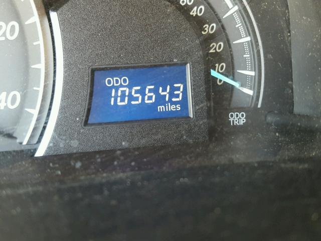 4T1BF1FK4CU586653 - 2012 TOYOTA CAMRY BASE წითელი ფოტო 8