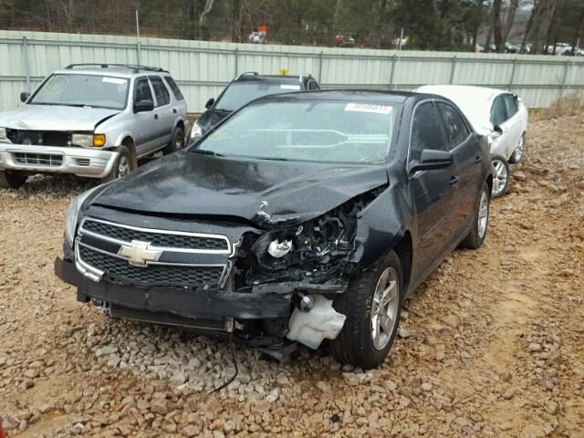 1G11B5SA4DF212767 - 2013 CHEVROLET MALIBU LS BLACK photo 2