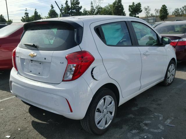 KL8CB6SA7GC643060 - 2016 CHEVROLET SPARK LS WHITE photo 4