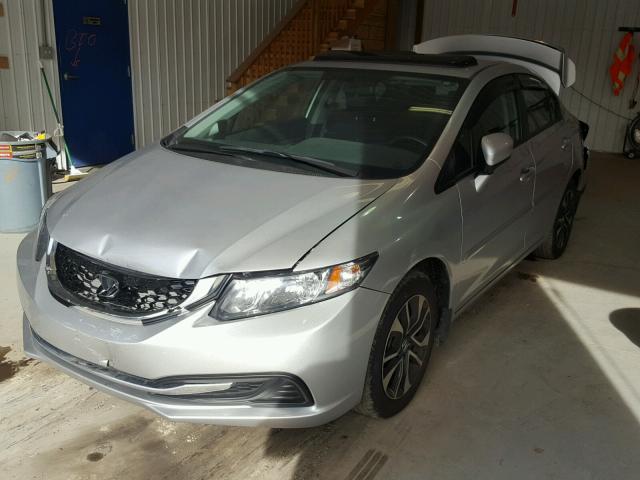 19XFB2F87FE298768 - 2015 HONDA CIVIC EX SILVER photo 2