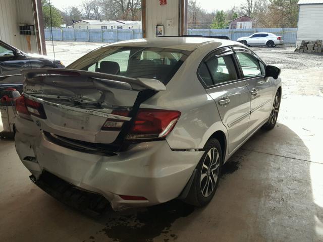 19XFB2F87FE298768 - 2015 HONDA CIVIC EX SILVER photo 4