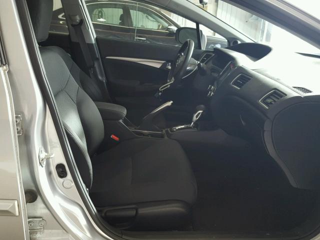 19XFB2F87FE298768 - 2015 HONDA CIVIC EX SILVER photo 5