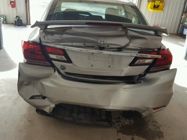 19XFB2F87FE298768 - 2015 HONDA CIVIC EX SILVER photo 9