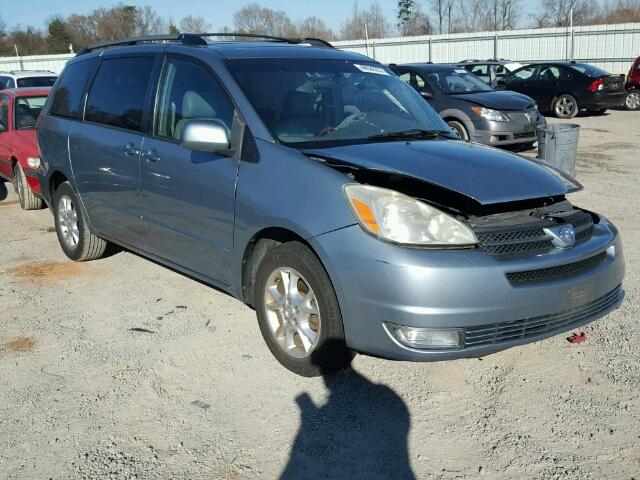 5TDZA22C35S286812 - 2005 TOYOTA SIENNA XLE BLUE photo 1