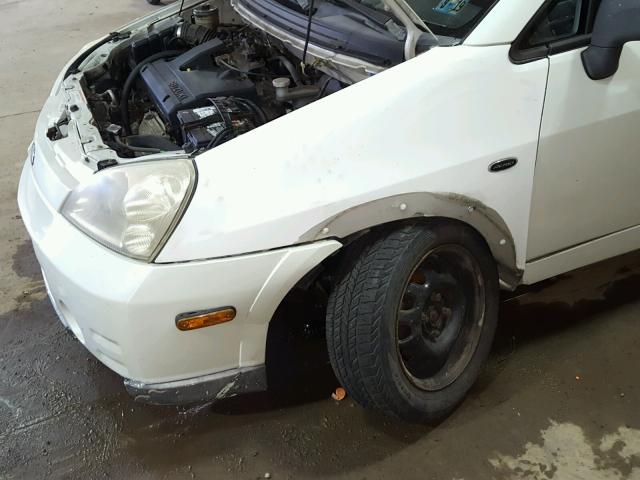 JS2RA41S835154495 - 2003 SUZUKI AERIO S WHITE photo 9