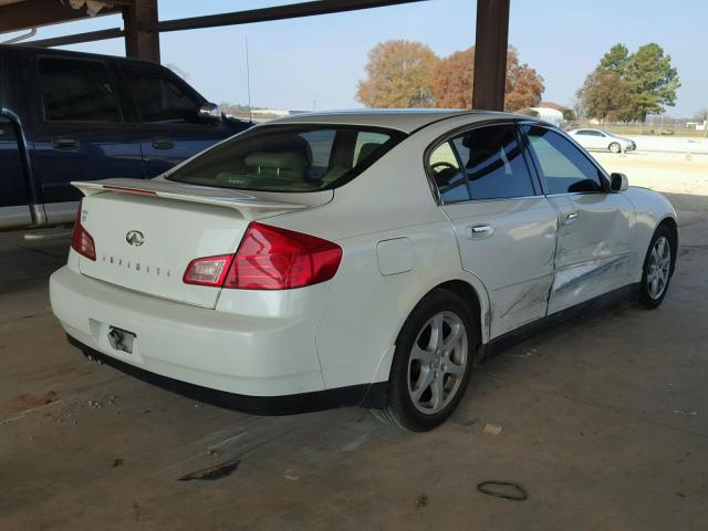 JNKCV51E63M332719 - 2003 INFINITI G35 WHITE photo 4