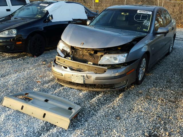 YS3FB45S131062164 - 2003 SAAB 9-3 LINEAR GRAY photo 2