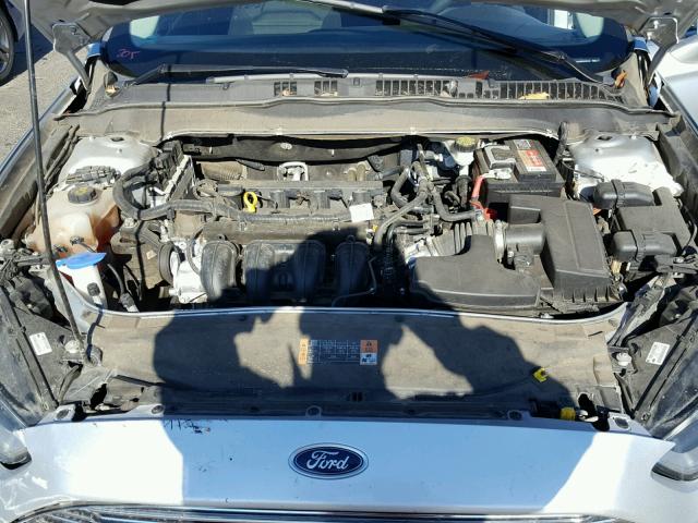 3FA6P0H70ER278742 - 2014 FORD FUSION SE SILVER photo 7