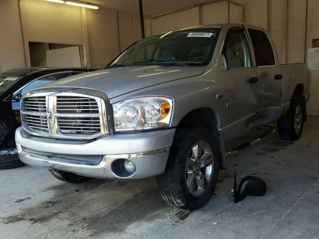 1D7HU18298S542271 - 2008 DODGE RAM 1500 S SILVER photo 2