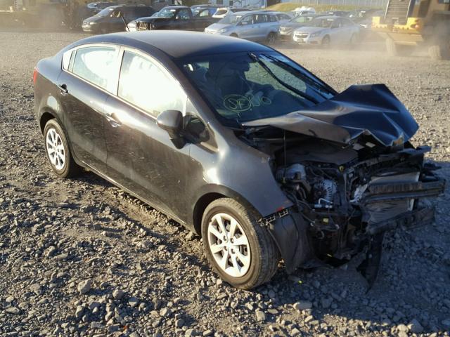 KNADM4A31E6343732 - 2014 KIA RIO LX BLACK photo 1