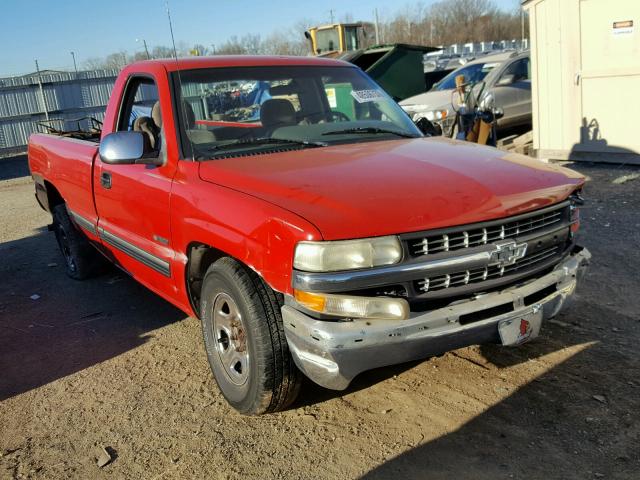 1GCEC14V4XE217427 - 1999 CHEVROLET SILVERADO RED photo 1