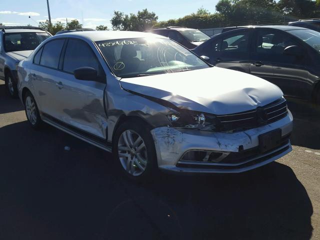 3VW2K7AJ1FM243208 - 2015 VOLKSWAGEN JETTA BASE SILVER photo 1