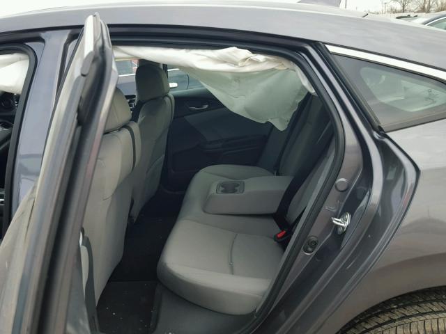 2HGFC2F73JH503974 - 2018 HONDA CIVIC EX ნაცრისფერი ფოტო 6