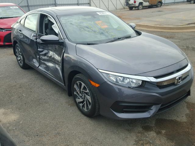 2HGFC2F73JH503974 - 2018 HONDA CIVIC EX ნაცრისფერი ფოტო 9