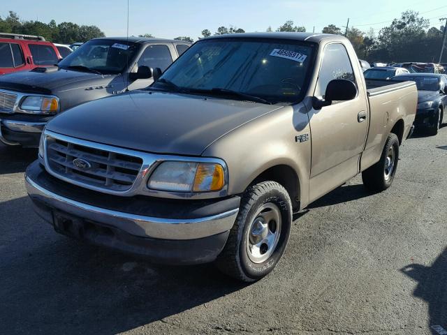 1FTRF17213NA22437 - 2003 FORD F150 GOLD photo 2