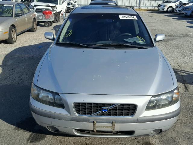 YV1RS64A742365643 - 2004 VOLVO S60 SILVER photo 9