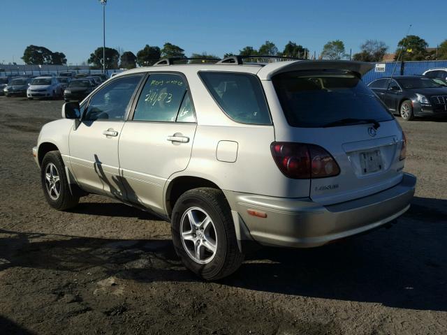 JT6GF10U5Y0054340 - 2000 LEXUS RX 300 WHITE photo 3