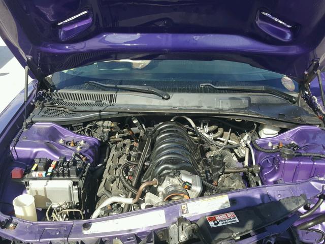 2B3LA53H07H881248 - 2007 DODGE CHARGER R/ PURPLE photo 7