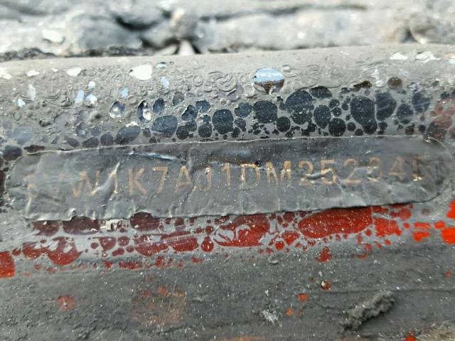 3VW1K7AJ1DM252645 - 2013 VOLKSWAGEN JETTA BASE Այրված լուսանկար 10