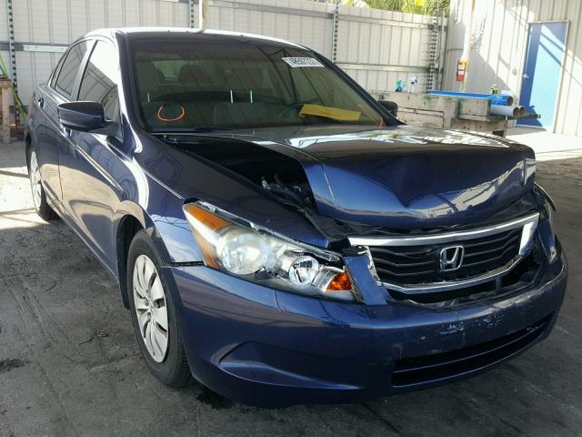 JHMCP26338C023903 - 2008 HONDA ACCORD LX BLUE photo 1